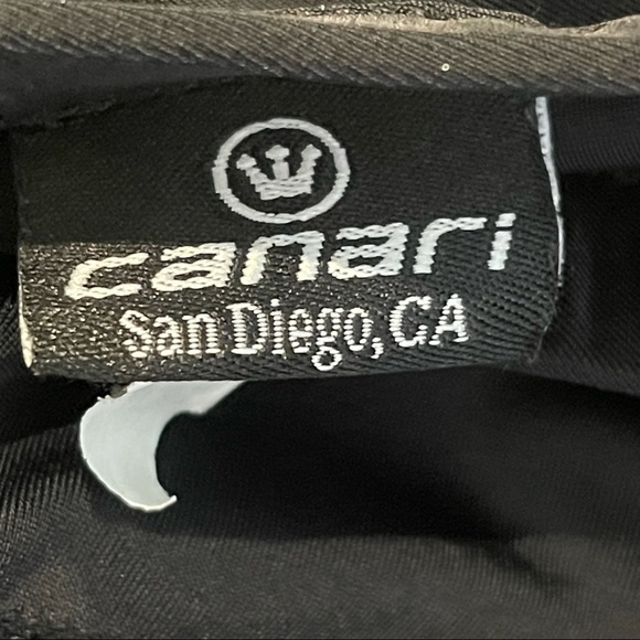 CANARI Padded Cycling Spandex Shorts Size M - Picture 7 of 10